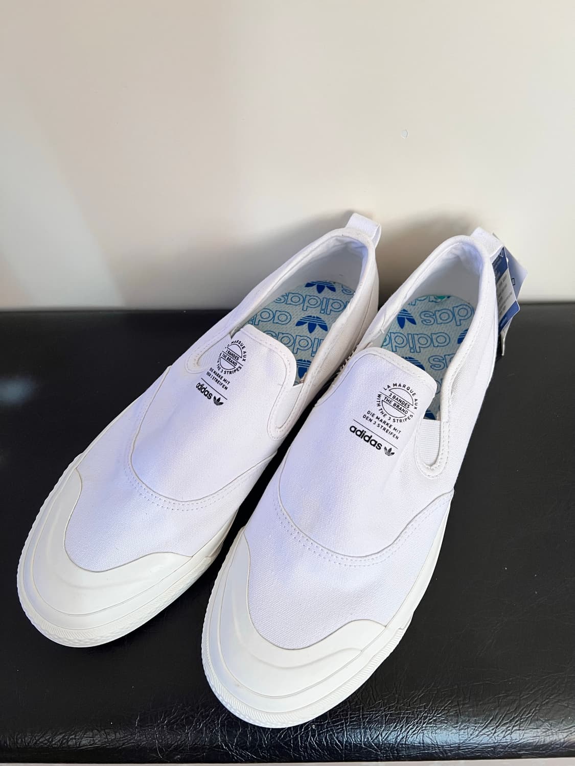 아디다스 니짜 슬립온 화이트 남성 새상품 상품이미지10