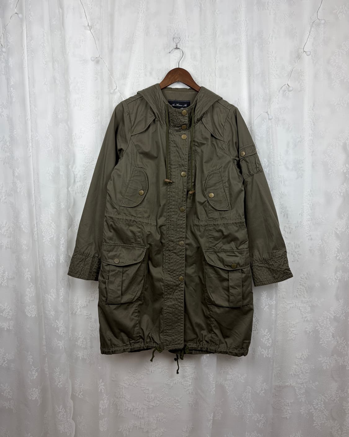 As Know As Khaki Hooded Field Jacket 상품이미지1
