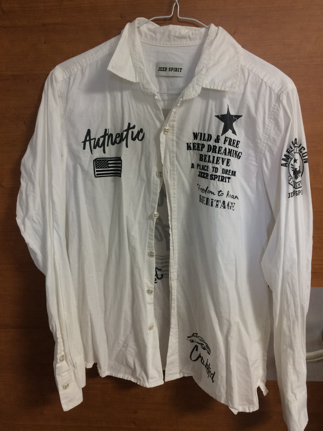 지프 프린팅 디테일 셔츠 상품이미지1