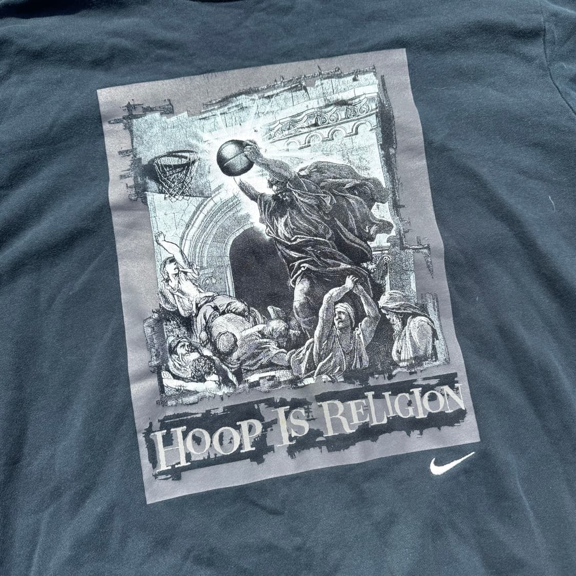 [XXL] 00s Nike 나이키 Hoop Is Religion 스웻 상품이미지5