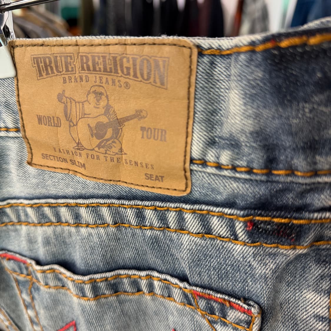 [33] 리메이크 커스텀 트루 릴리전 데님 스커트 상품이미지5