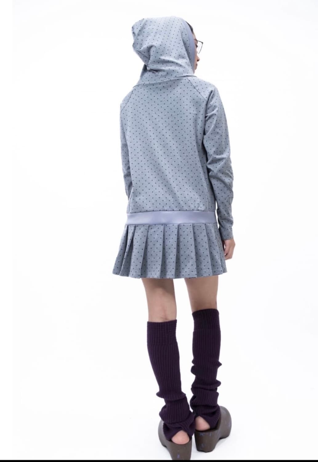 MOLA DOT HOODY DRESS  상품이미지1