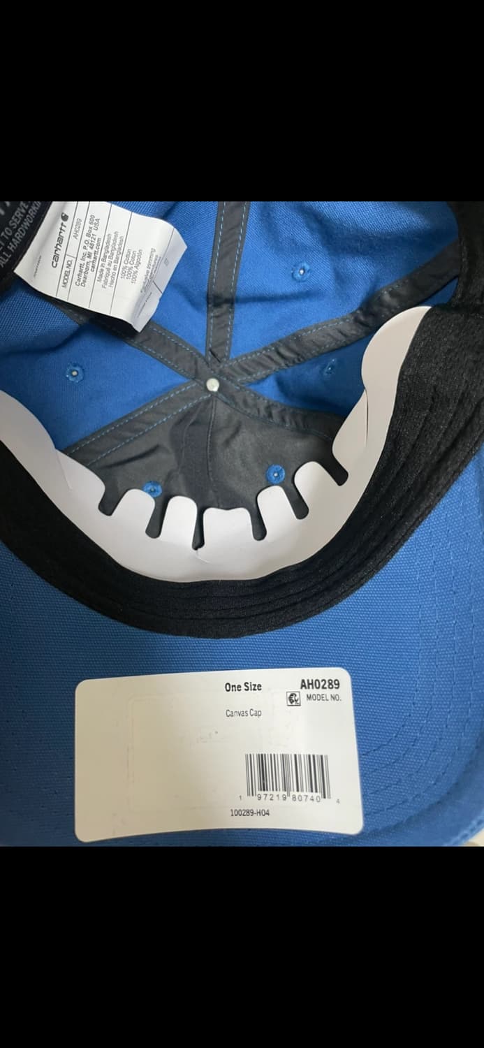 칼하트 오데사 캔버스 캡 새상품 blue 상품이미지3