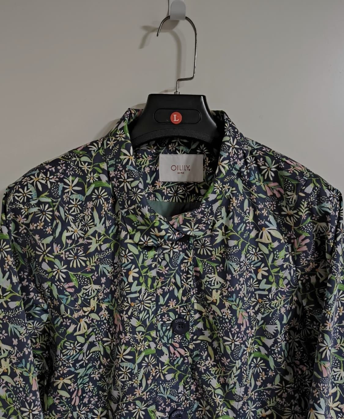 오일릴리 플라워 프린팅 코트 봄자켓 상품이미지2
