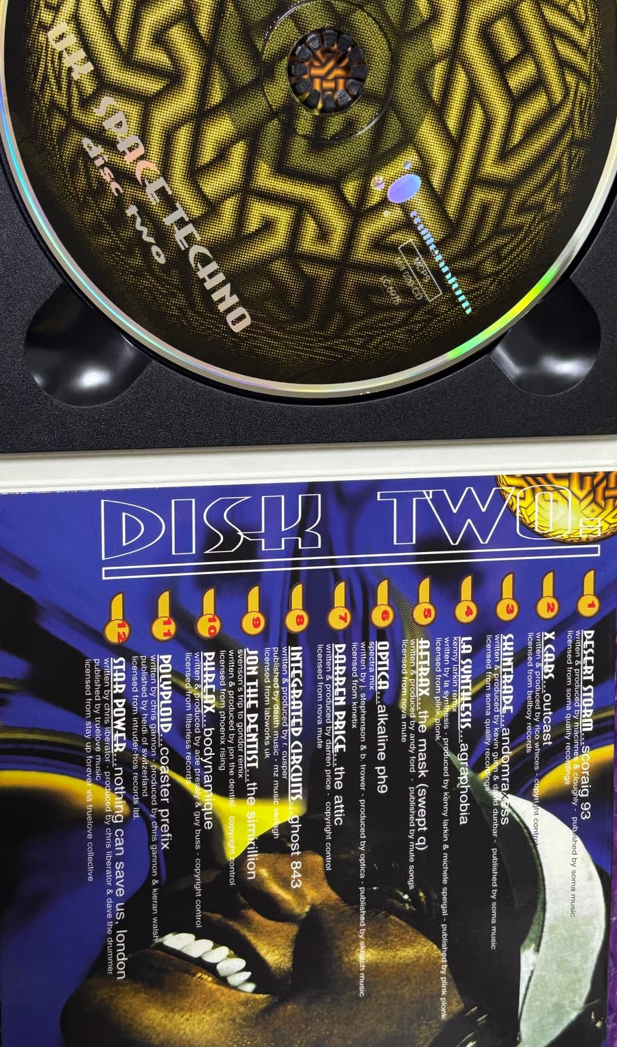 UK SPACE TECHNO 90년대 영국 테크노 2CD  상품이미지5