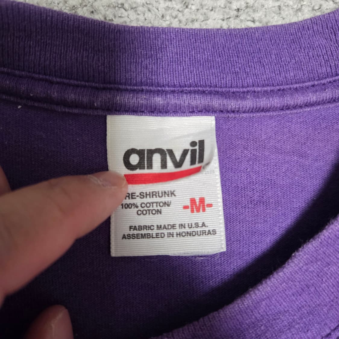 90s Anvil 빈티지 반팔 티셔츠 L(100) 상품이미지5