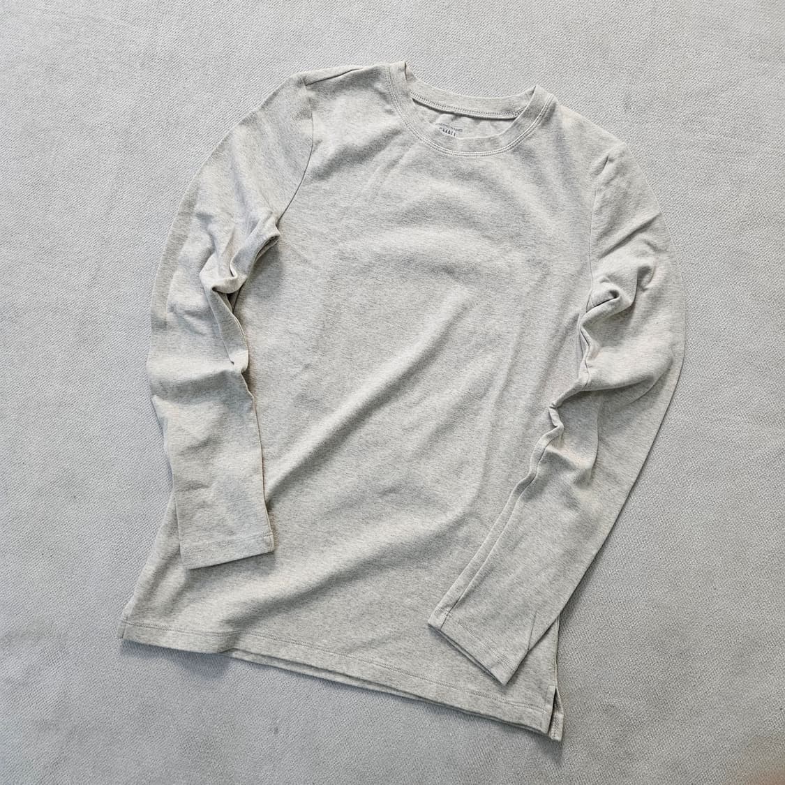 S 지오다노 여성 라운드넥 골지 긴팔티 0407Y 상품이미지1