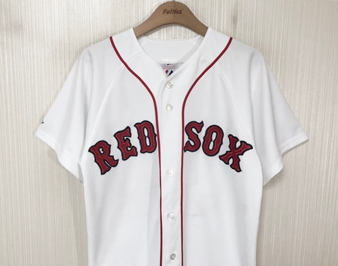 MLB 마제스틱 보스턴레드삭스 올드 홈유니폼/져지 S #34 오티즈 상품이미지2