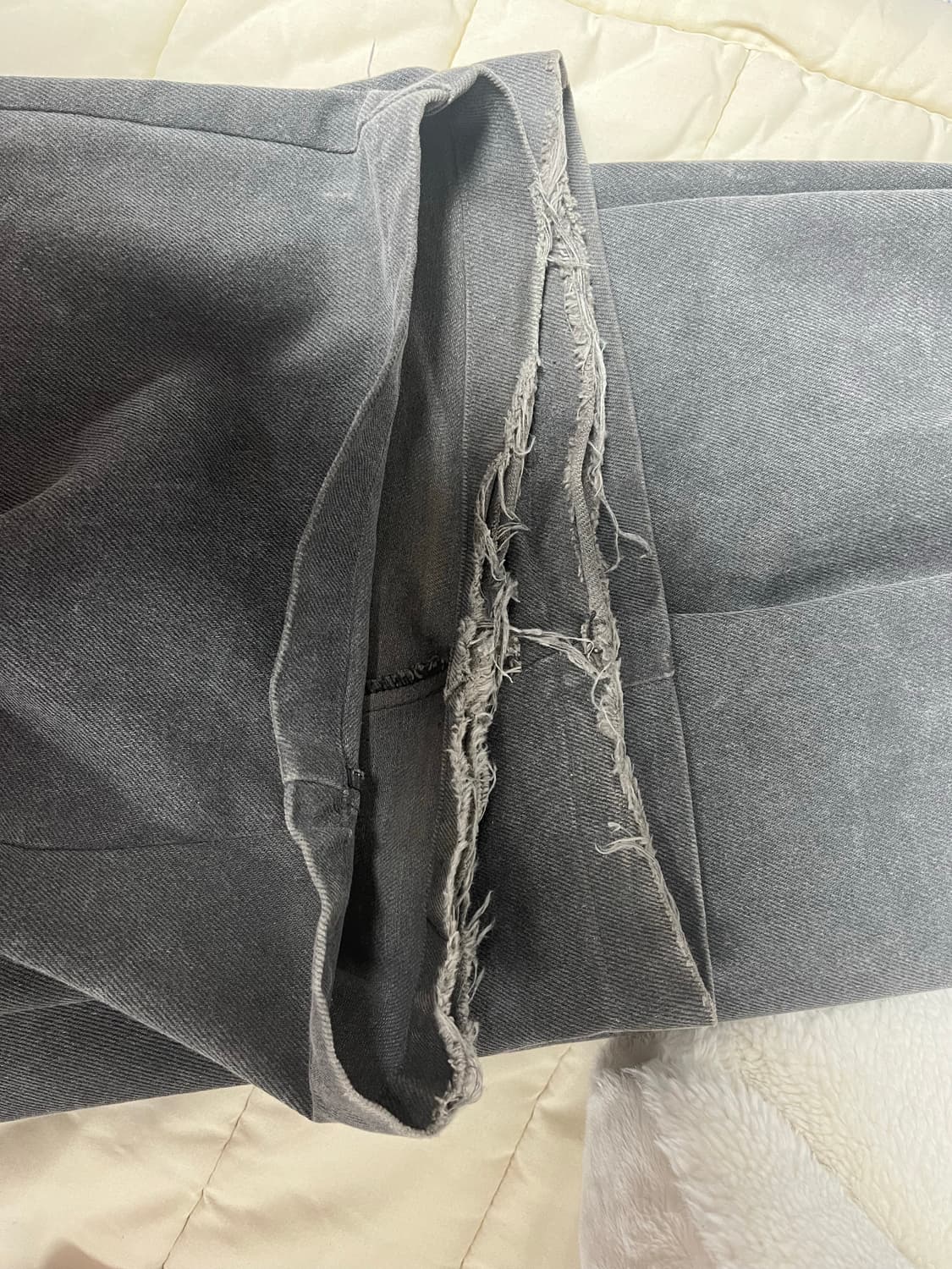 미세키서울 Waist pocket bag pigment wide pant 상품이미지2