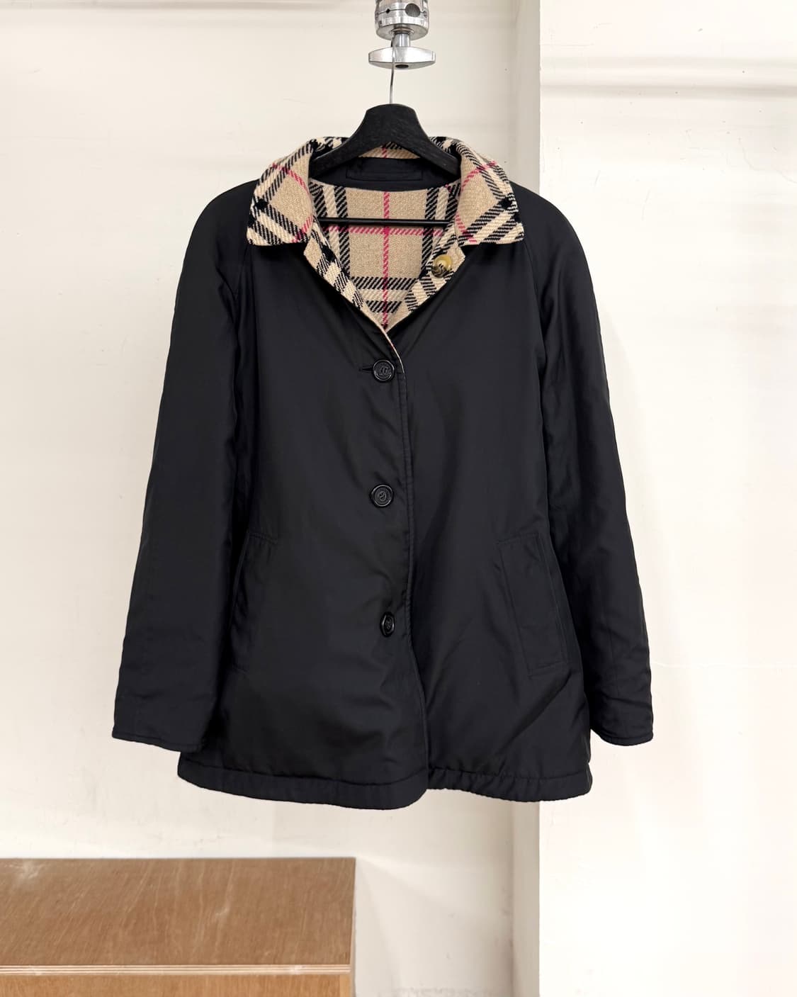 버버리 런던 호프웰 노바체크 리버시블 코트 상품이미지7
