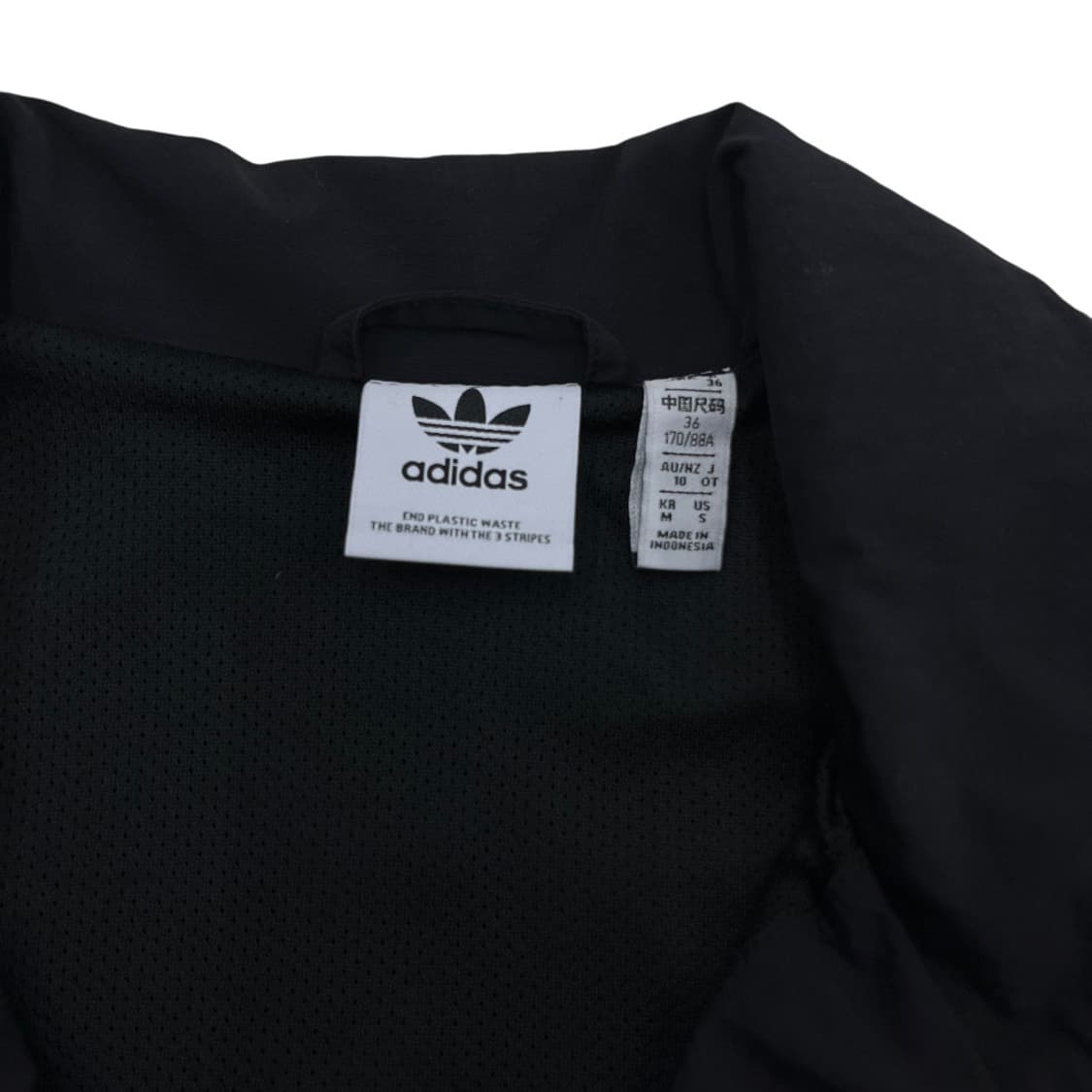 아디다스 화이트라인 블랙 바람막이 M 상품이미지6