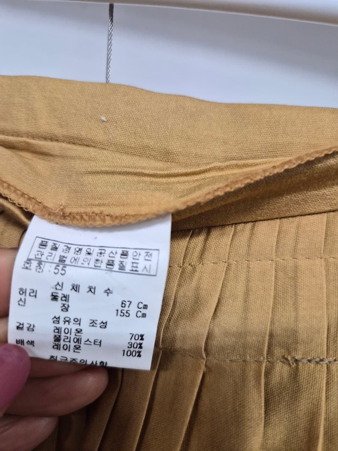 메르헨 바스락 박시티 .레이온 와이드팬츠 상품이미지8