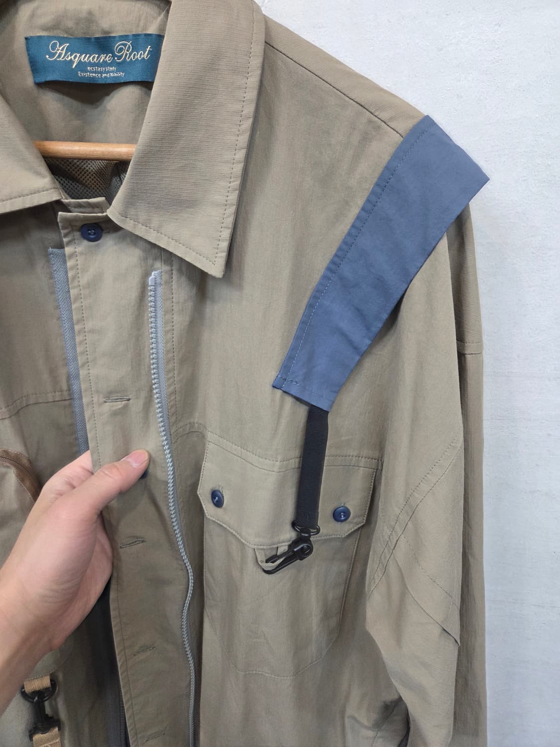 빈티지 스퀘어 루트 유틸리티 헌팅 자켓 m 오버핏 L 상품이미지5