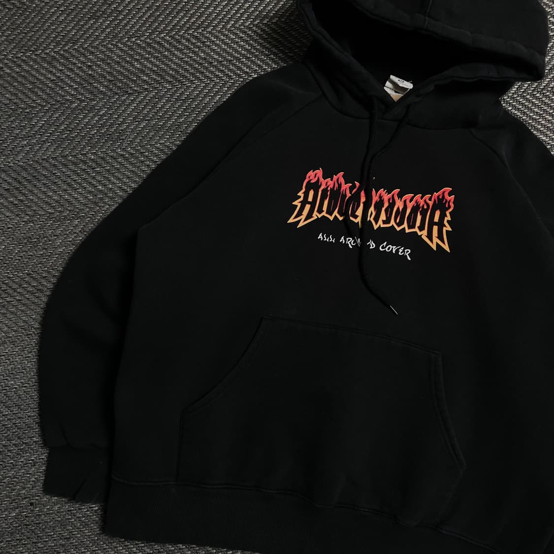 ACOVER 번 빅로고 박시핏 후드 티셔츠o 5096 상품이미지3