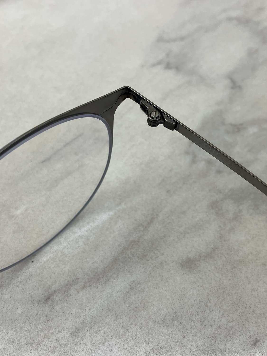 니로 NIRO 딥실버 라운드 역산각 메탈테 안경 상품이미지3