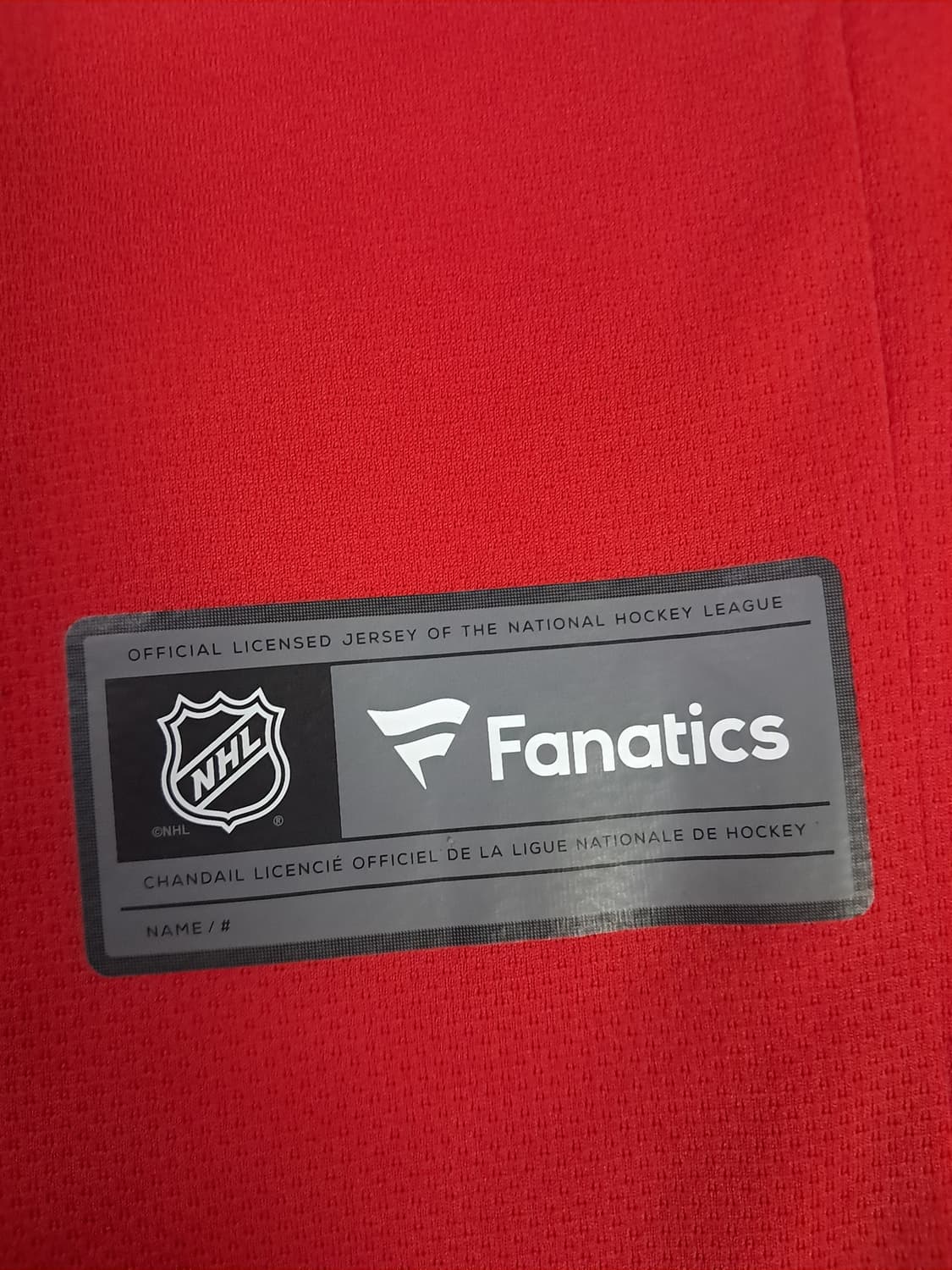 택새제품 오리지날 NHL X 파나틱스  하키져지 상품이미지6