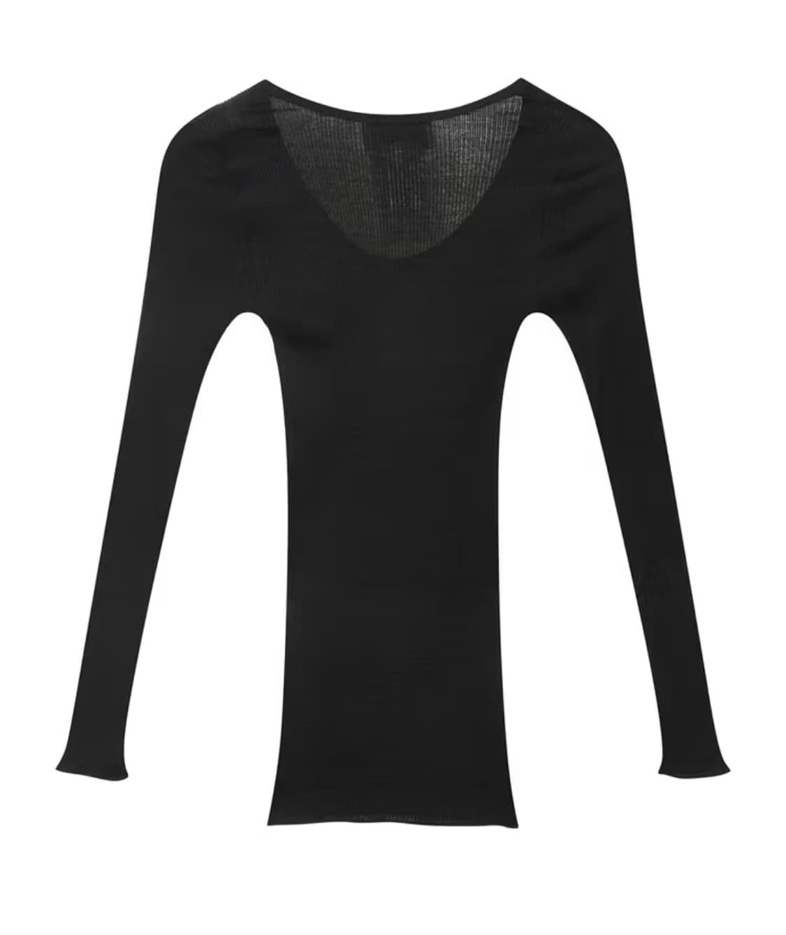 ISABEL MARANT 이자벨마랑 25fw 블랙단색면긴팔티셔츠 새상품 상품이미지6