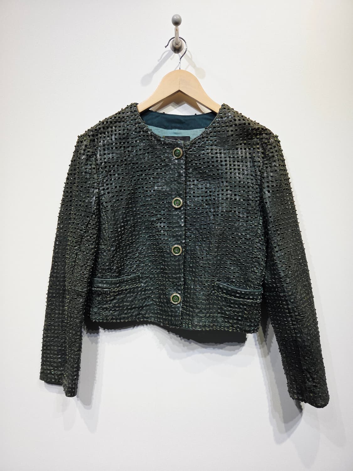 엠포리오 아르마니 펀칭 양가죽 자켓_55 상품이미지2