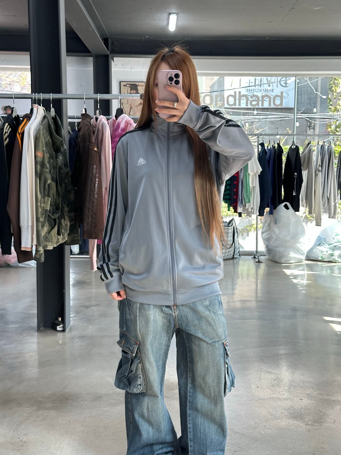 아디다스 그레이 트랙 져지 상품이미지2