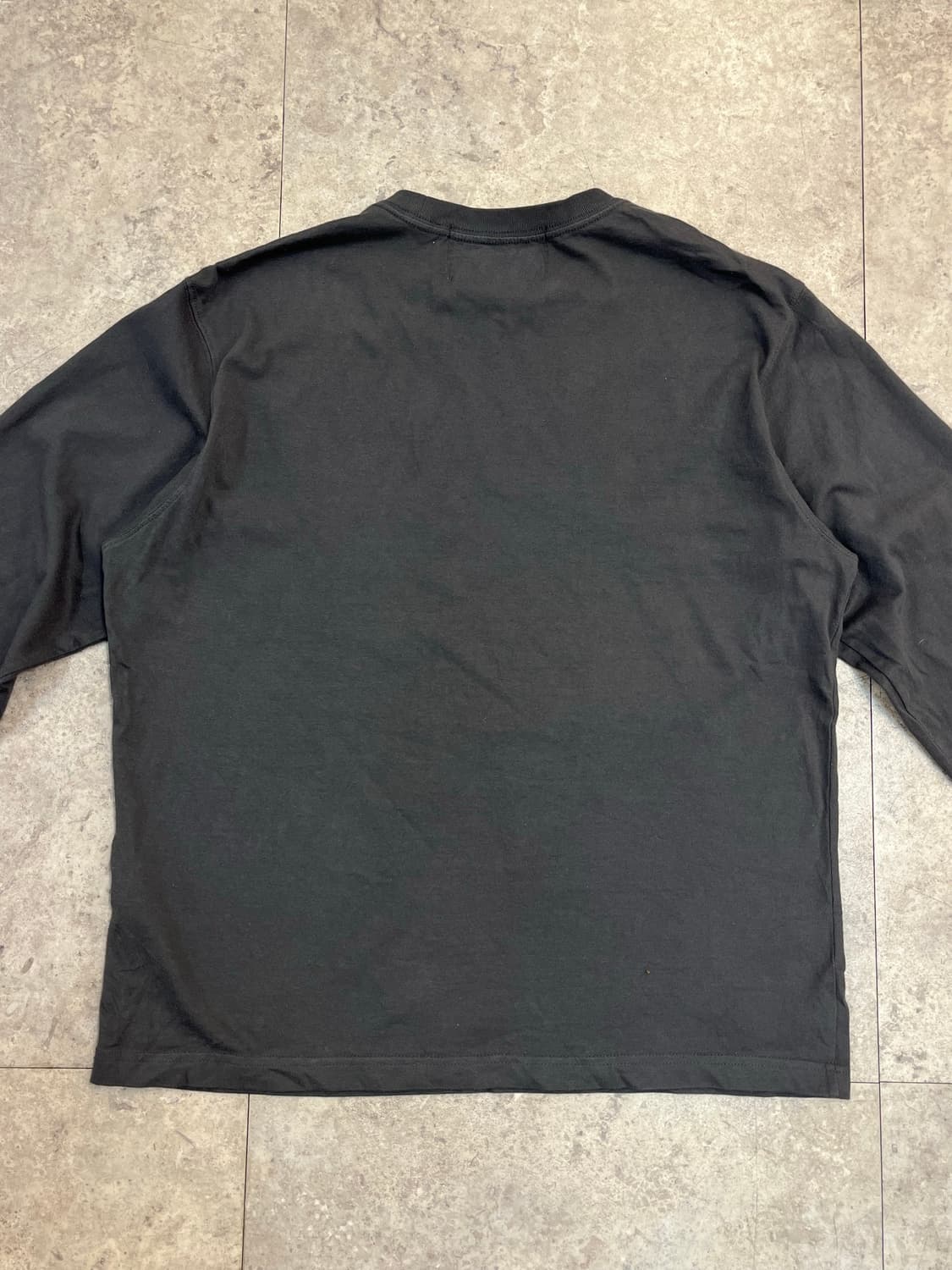 세터 빅로고 긴팔티 롱슬리브리스 차콜 95 #csz2390  상품이미지7