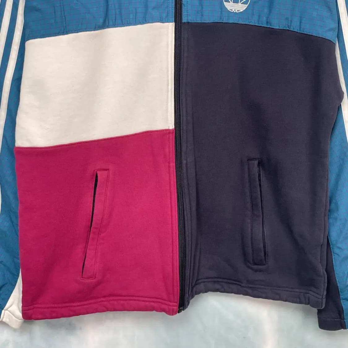 [M/95] ADIDAS 아디다스 ASYMM 풀집업 바람막이 자켓 상품이미지3