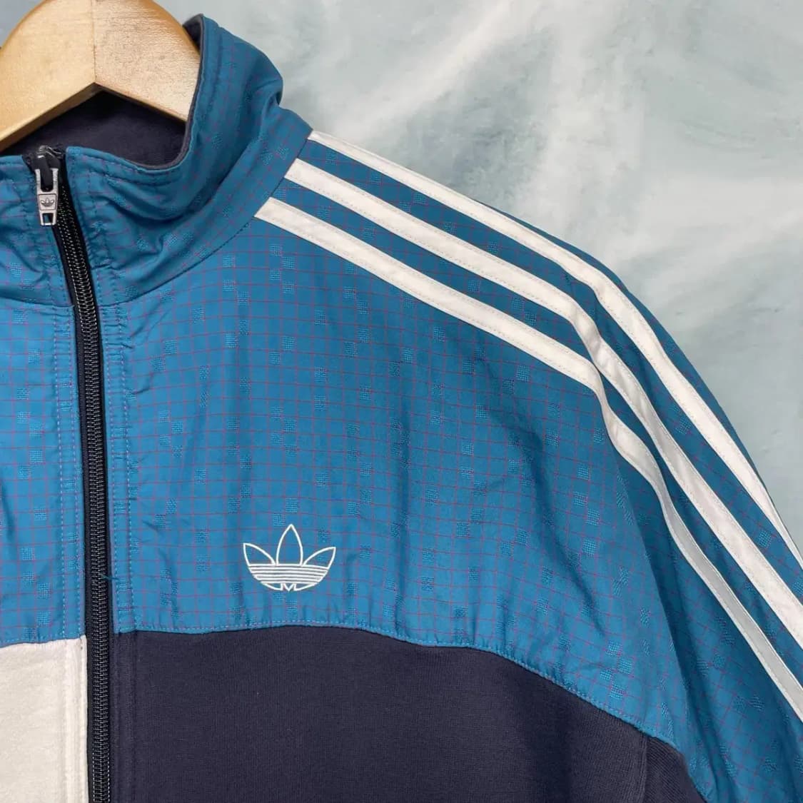 [M/95] ADIDAS 아디다스 ASYMM 풀집업 바람막이 자켓 상품이미지4