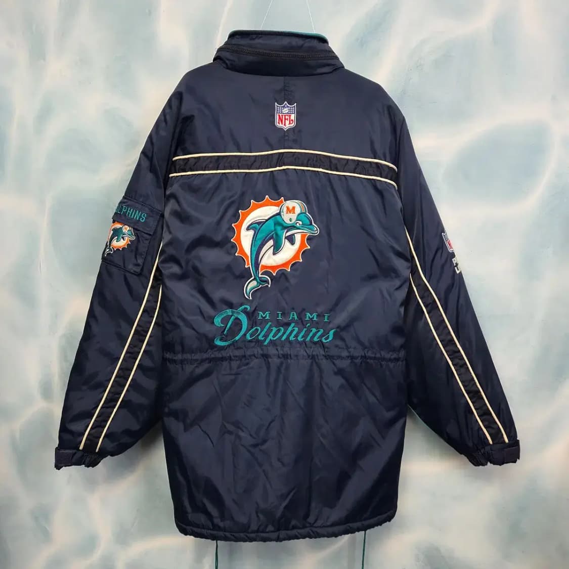 [XL] 90s STARTER 스타터 NFL PRO 마이에미 돌핀 돕바 상품이미지8