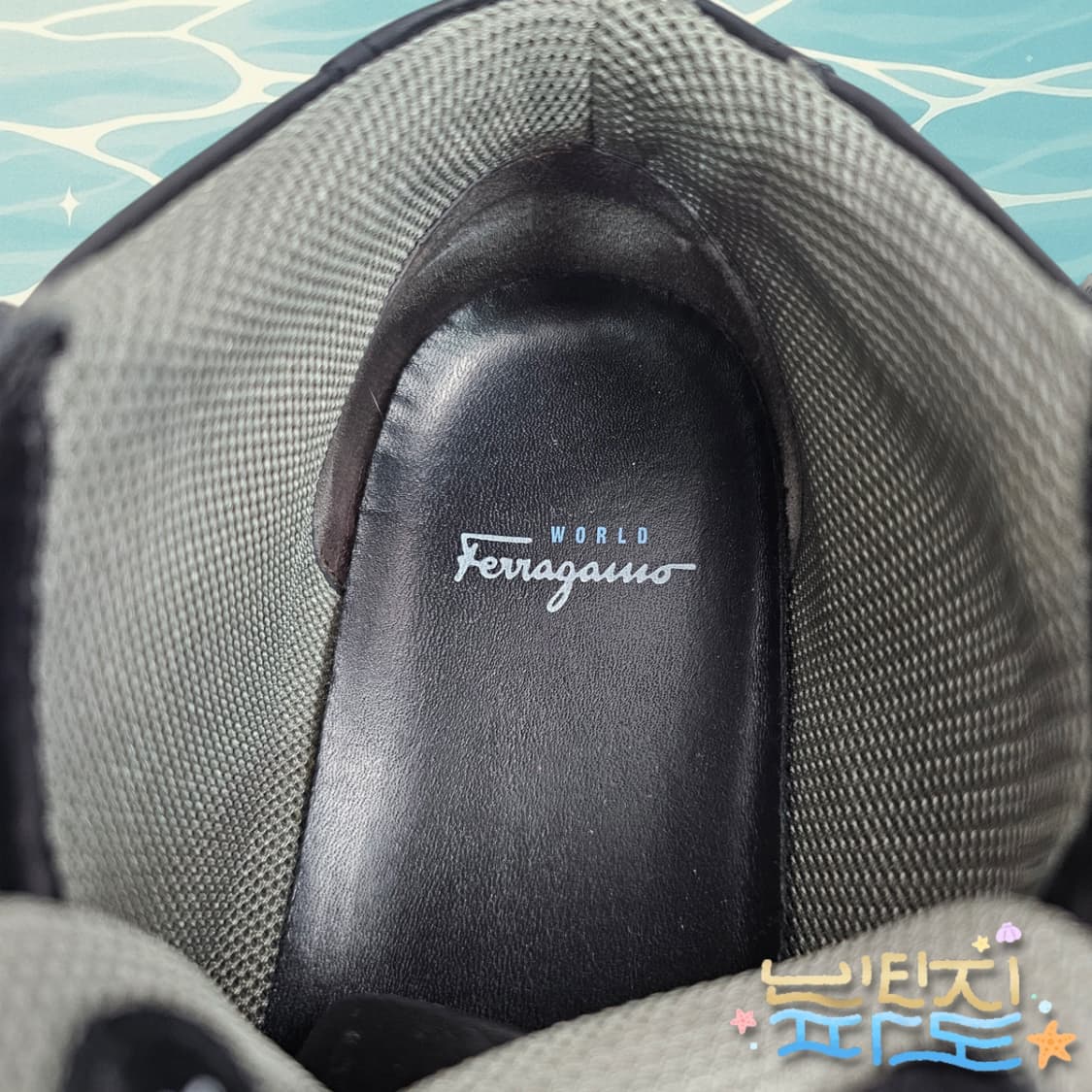 260 감정서O Ferragamo 살바토레 페레가모 월드 스니커즈 상품이미지10