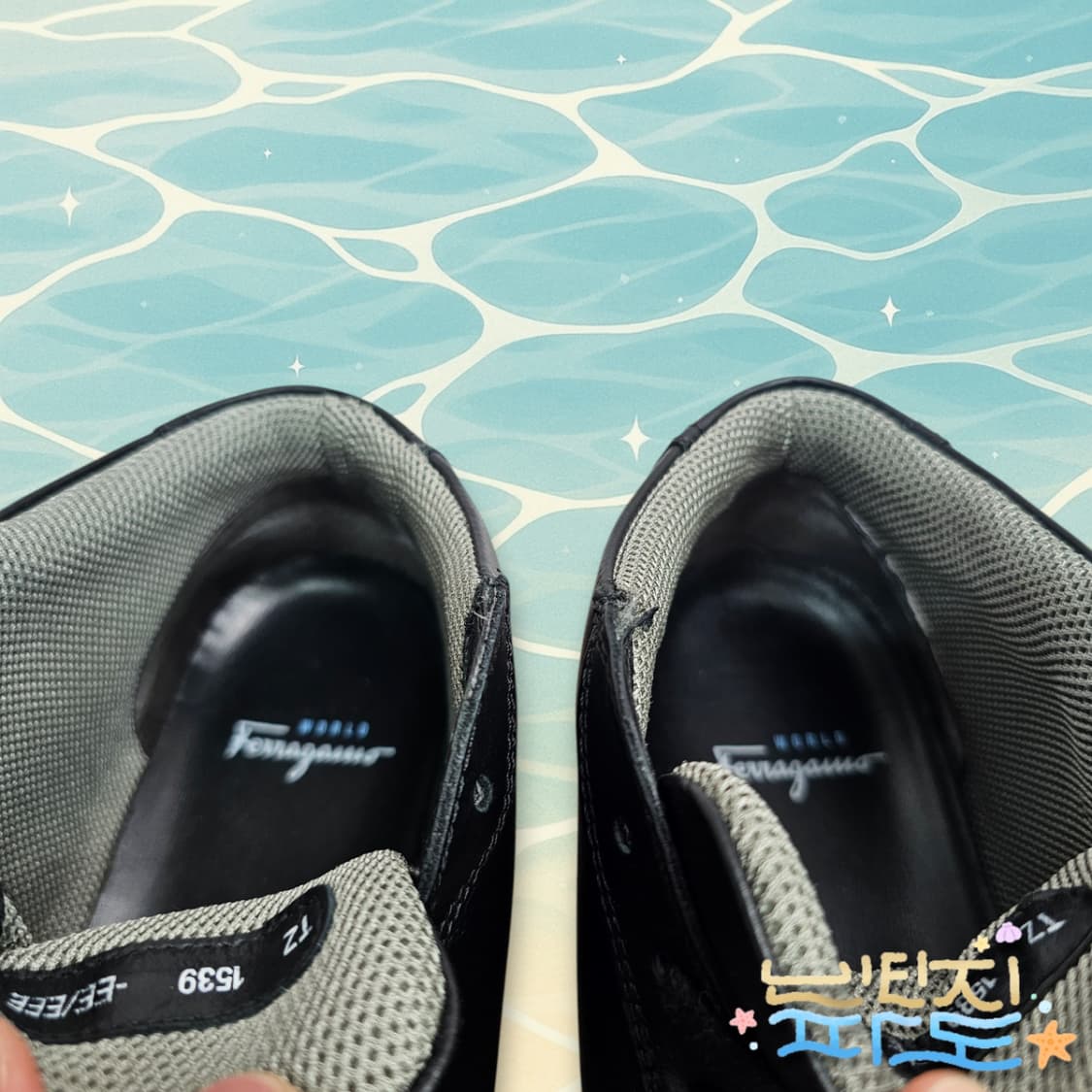 260 감정서O Ferragamo 살바토레 페레가모 월드 스니커즈 상품이미지9