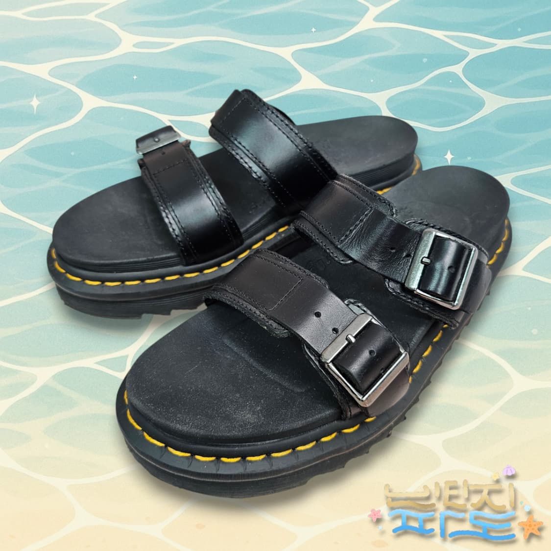 38 DR MARTENS 닥터마틴 마일즈 슬리퍼 샌들 상품이미지1
