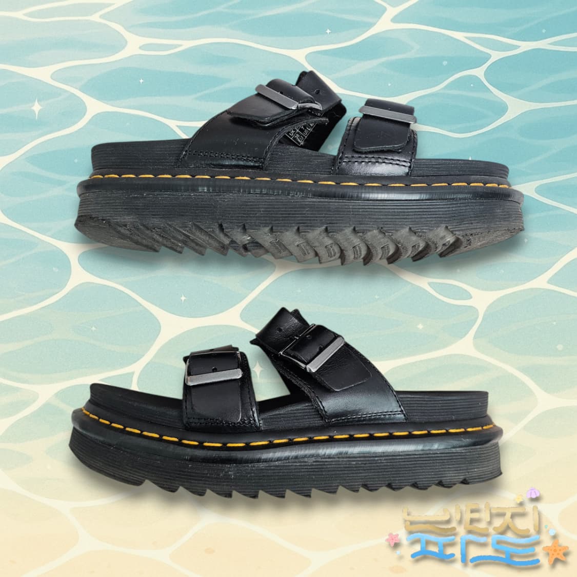 38 DR MARTENS 닥터마틴 마일즈 슬리퍼 샌들 상품이미지3