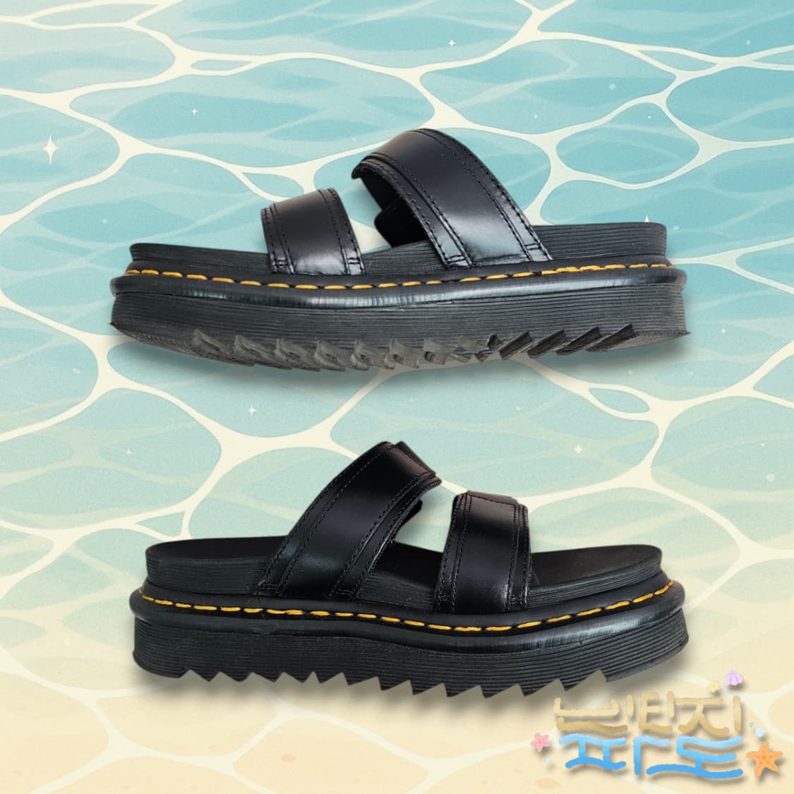 38 DR MARTENS 닥터마틴 마일즈 슬리퍼 샌들 상품이미지4