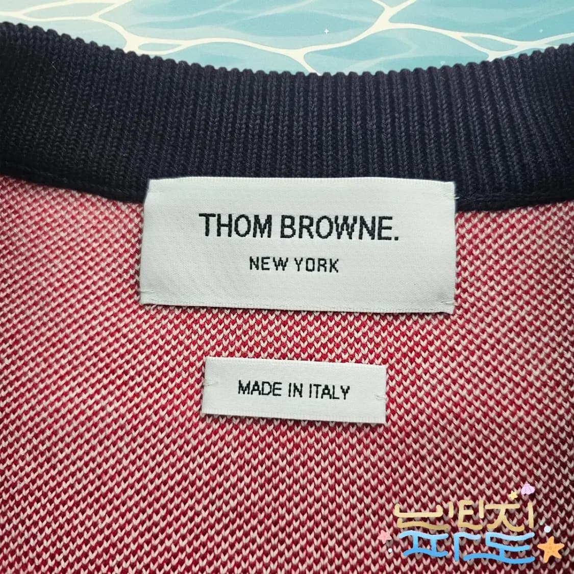 2 THOM BROWNE 톰브라운 21FW 헥터 자가드 완장 니트 상품이미지6