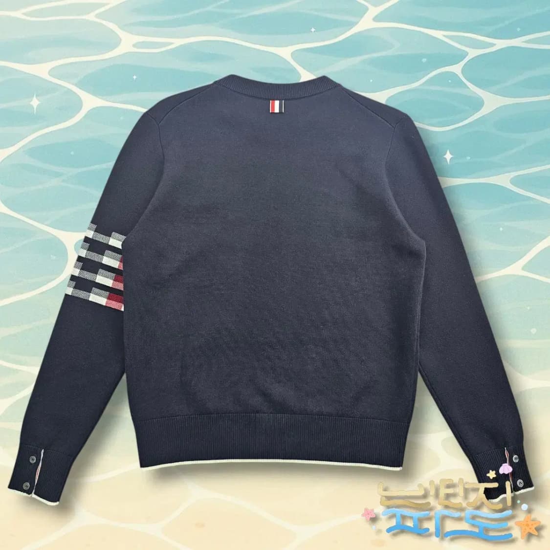 2 THOM BROWNE 톰브라운 21FW 헥터 자가드 완장 니트 상품이미지7