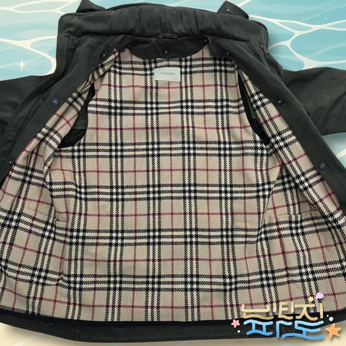 100 S 감정서O BURBERRY 버버리 M65 필드자켓 상품이미지10