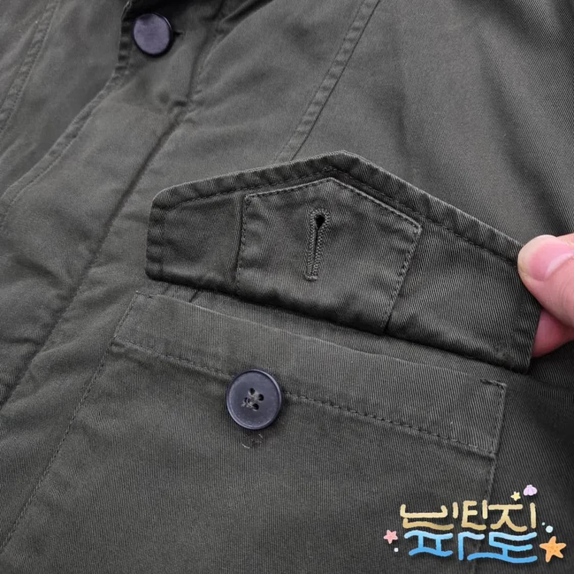 100 S 감정서O BURBERRY 버버리 M65 필드자켓 상품이미지4
