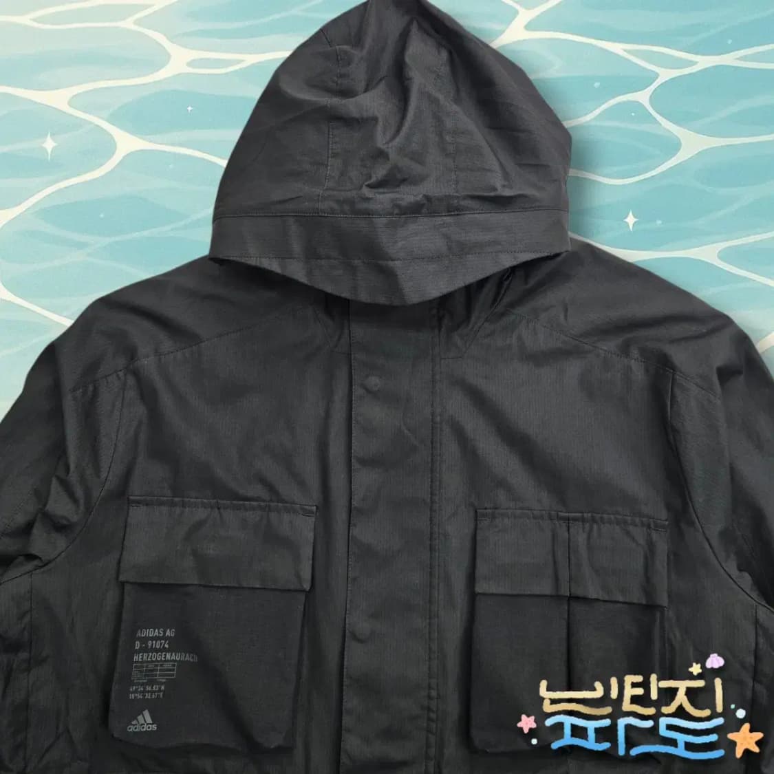 M 100 아디다스 유틸리티 바람막이 자켓 상품이미지2