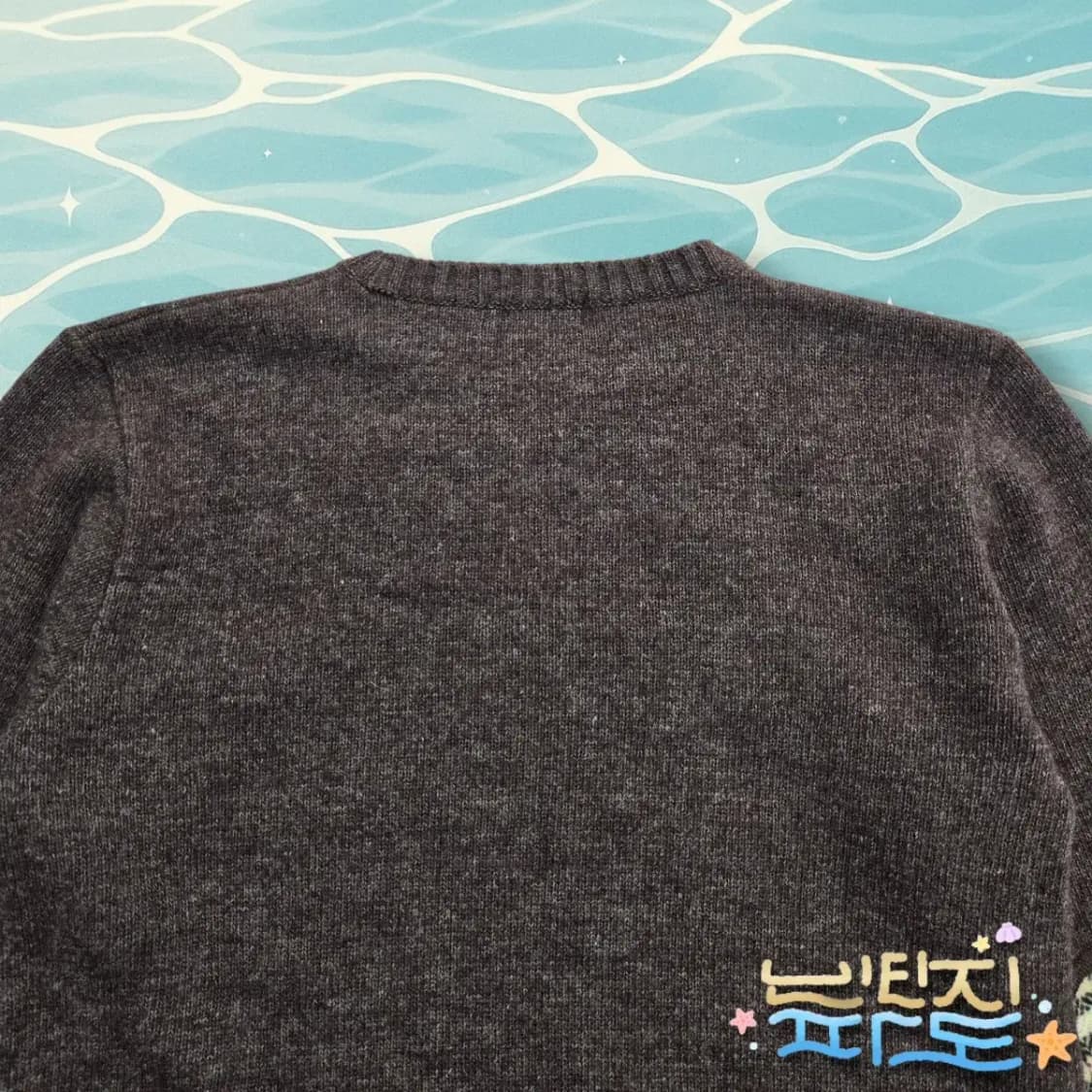 L BURBERRY 버버리 런던 소매 체크패턴 니트 상품이미지7