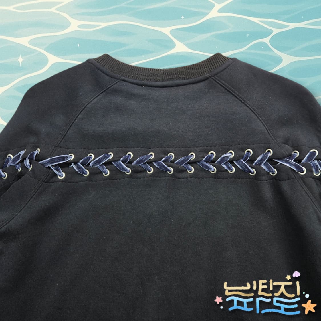 1 maje 마쥬 아일렛 레이스 맨투맨 상품이미지8