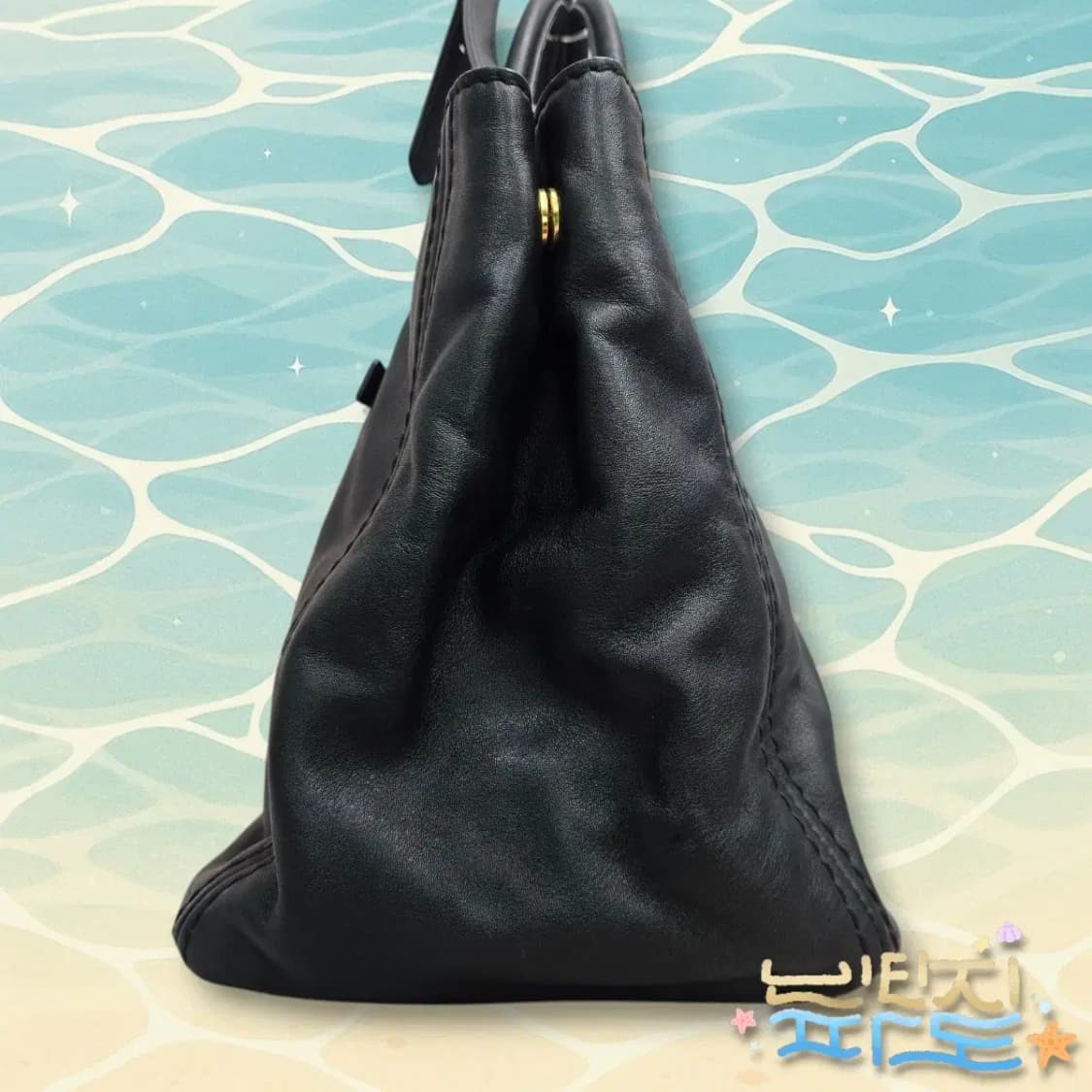 감정서O PRADA 프라다 카프 레더 토트 숄더백 상품이미지4