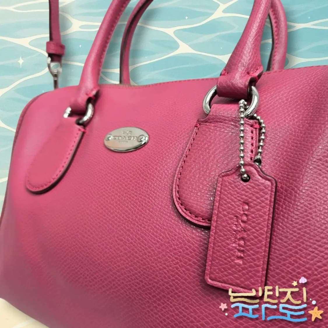 COACH 코치 베넷 핑크 2WAY 토트 크로스백 상품이미지3