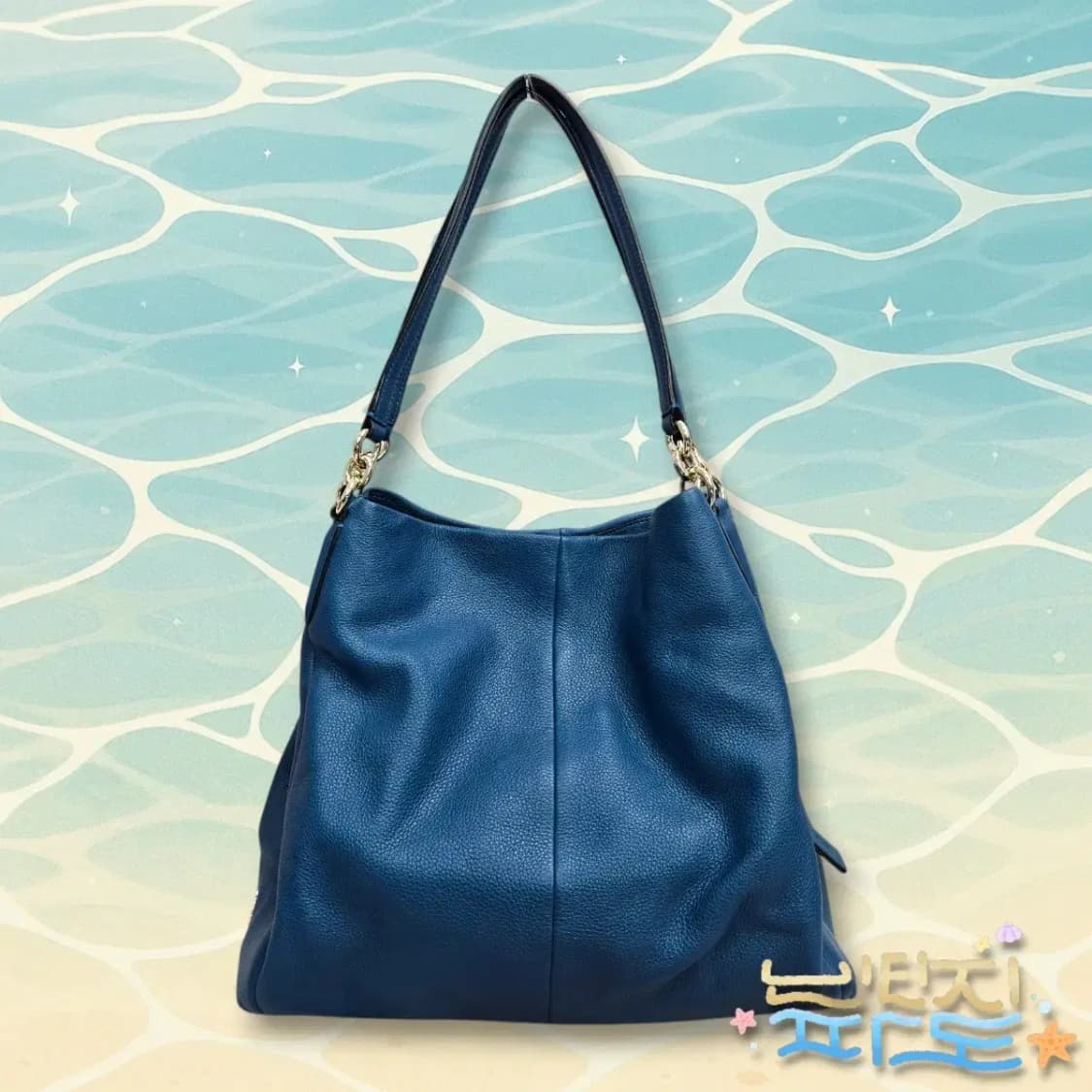 COACH 코치 포비 블루 숄더백 상품이미지3