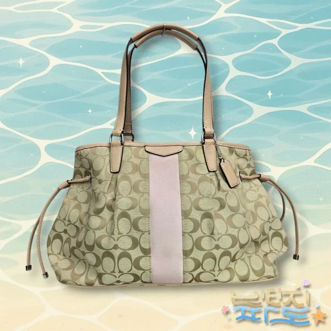 COACH 코치 시그니처 자가드 숄더백 상품이미지1