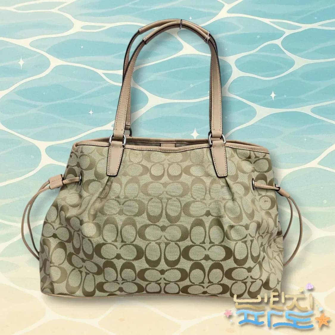 COACH 코치 시그니처 자가드 숄더백 상품이미지3