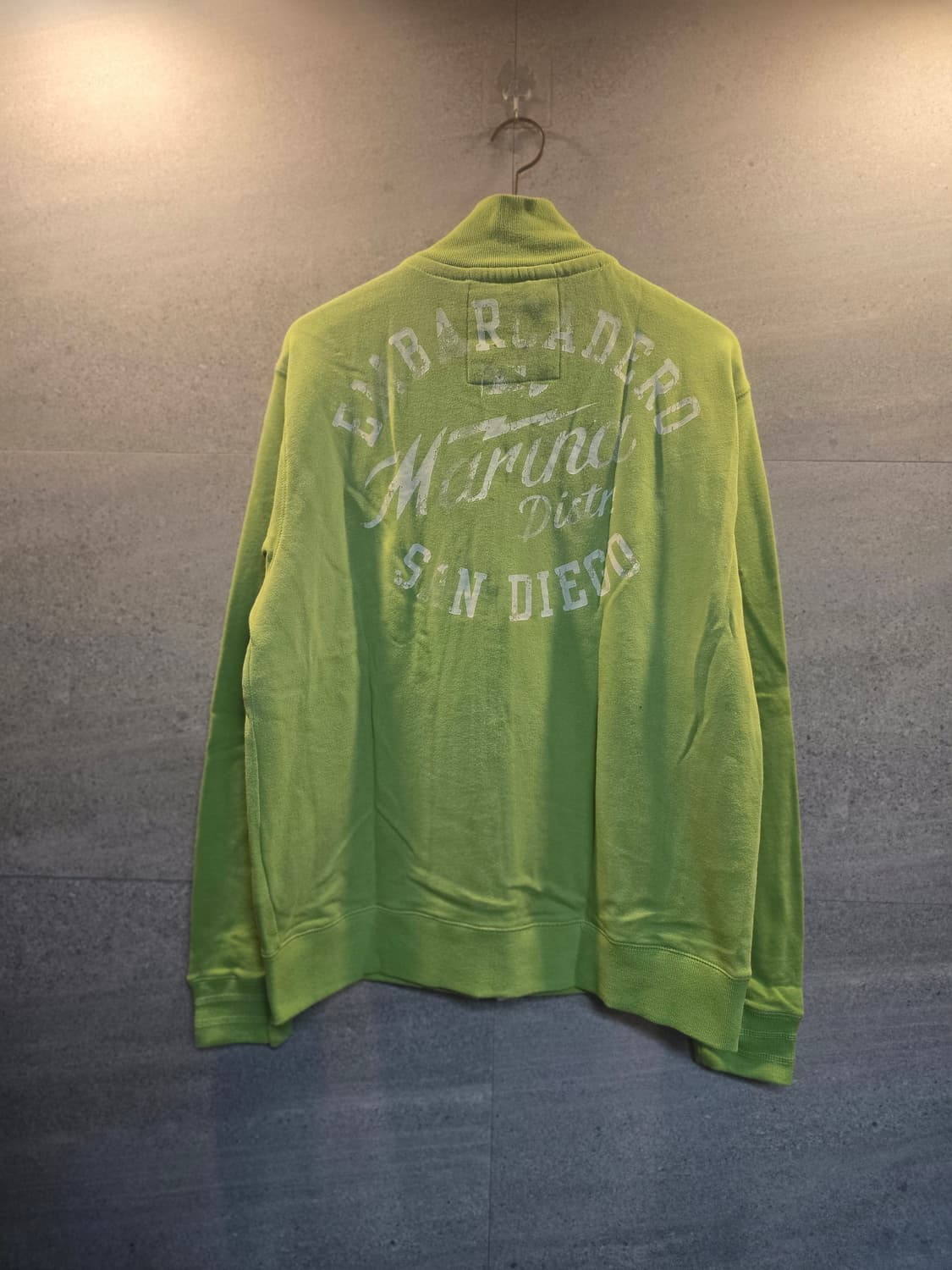 타임아웃 집업. 라임색. 미착. 상품이미지7