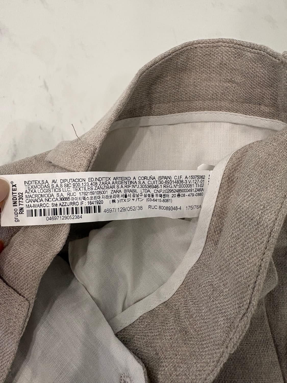 zara linen pants 상품이미지3