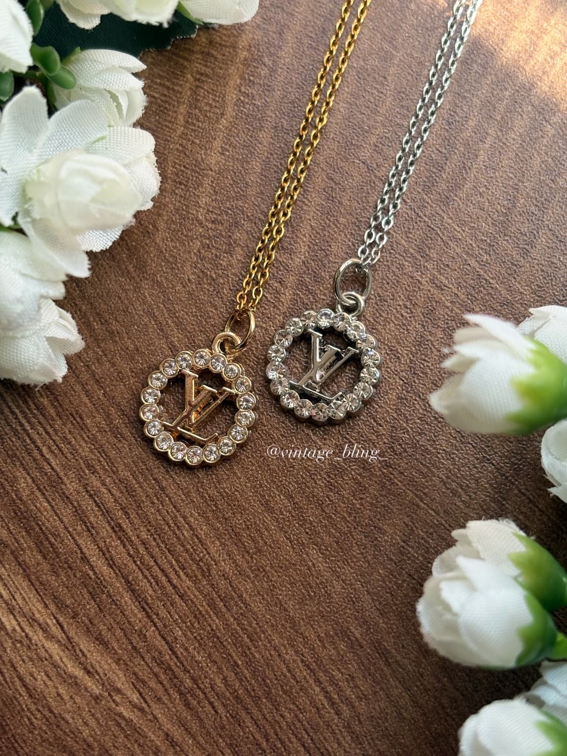 루이비통 라운드 큐빅 목걸이  상품이미지2