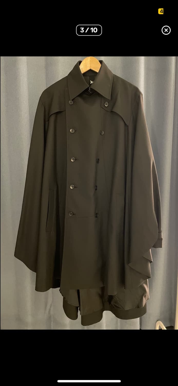 요지야마모토 개버딘 점보 케이프 클로그 급처 상품이미지3