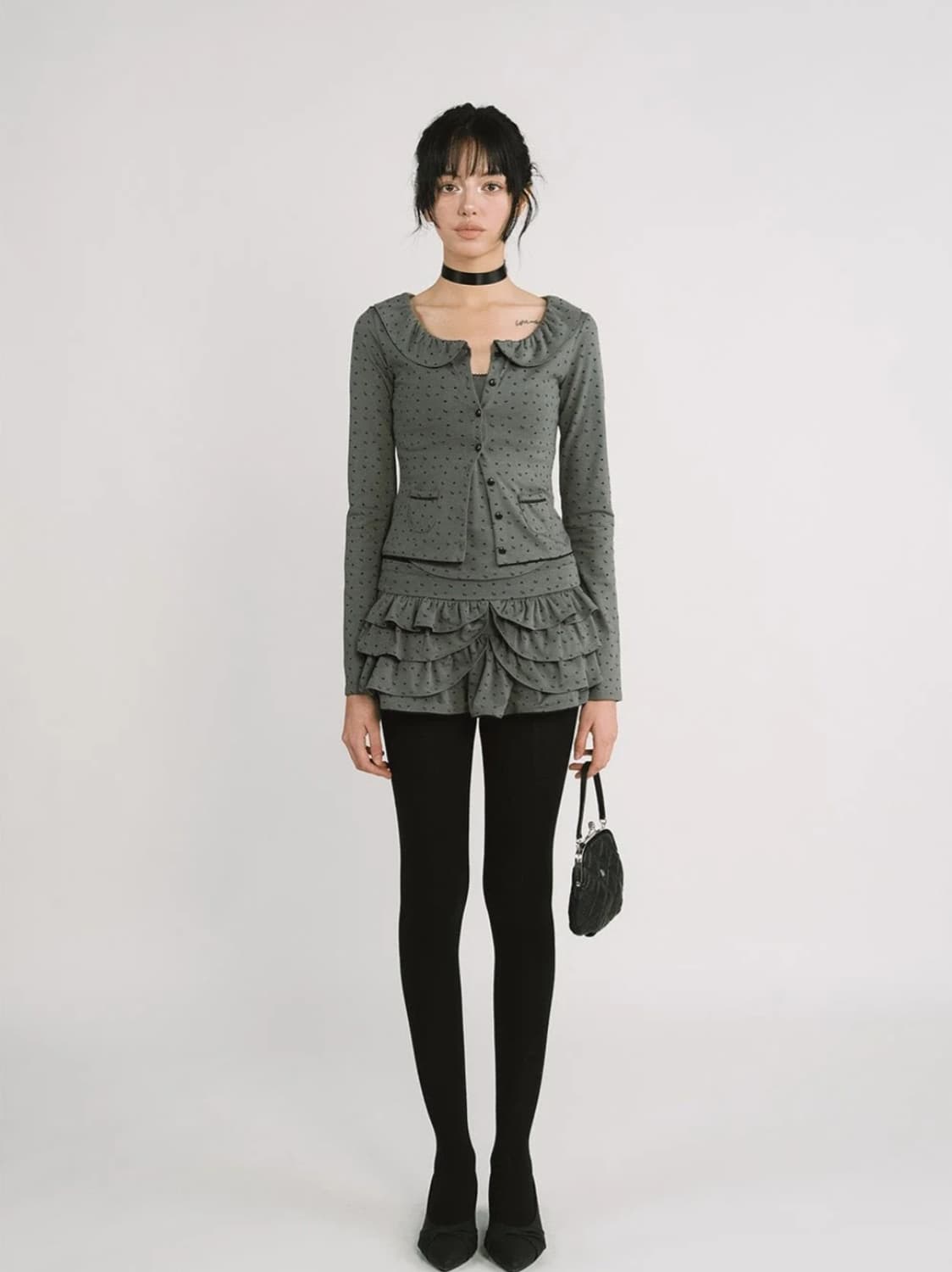 (S) 새상품 쓰리타임즈 롤리 피콧 셋업 lolly picot 상품이미지2