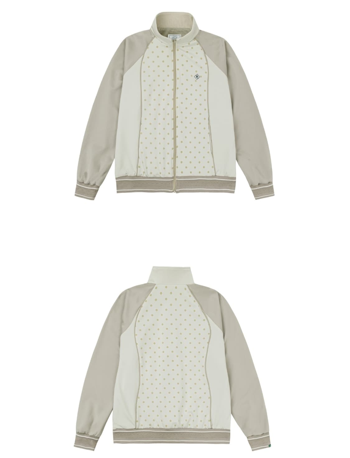 노컨텐츠 도트 자켓
[Dot jersey jacket Cream] 상품이미지2